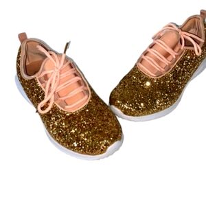 Geers by dream seek rose gold sparkle glitter sneakers size 7